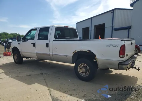 2004 Ford F250 Super Duty из США, поврежденный, VIN 1FTNW21L04EC03293